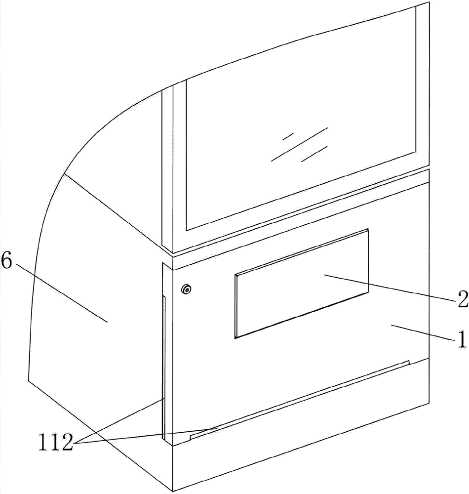 Automatic vending machine with anti-theft structure at fetching hole