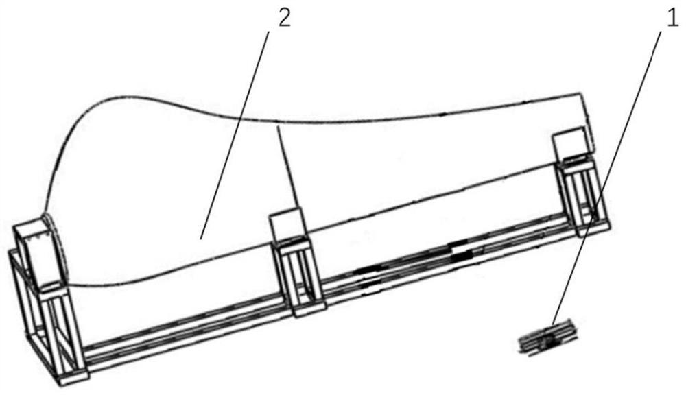 Robot positioning control method and system based on point cloud normal vector direction clustering servo