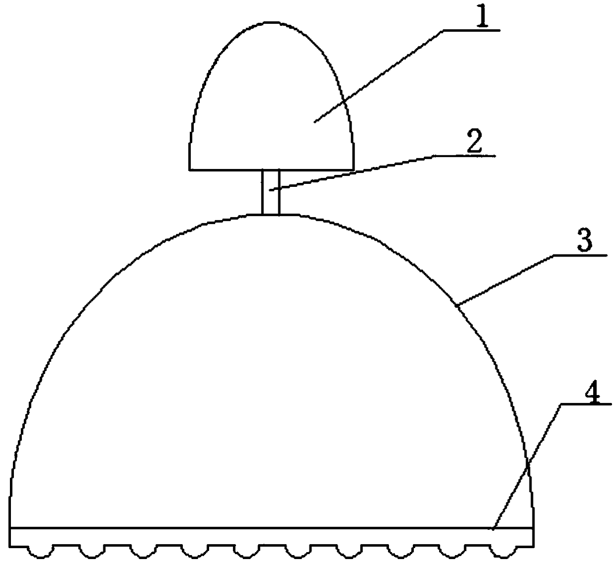 Automatic eschar abrading device