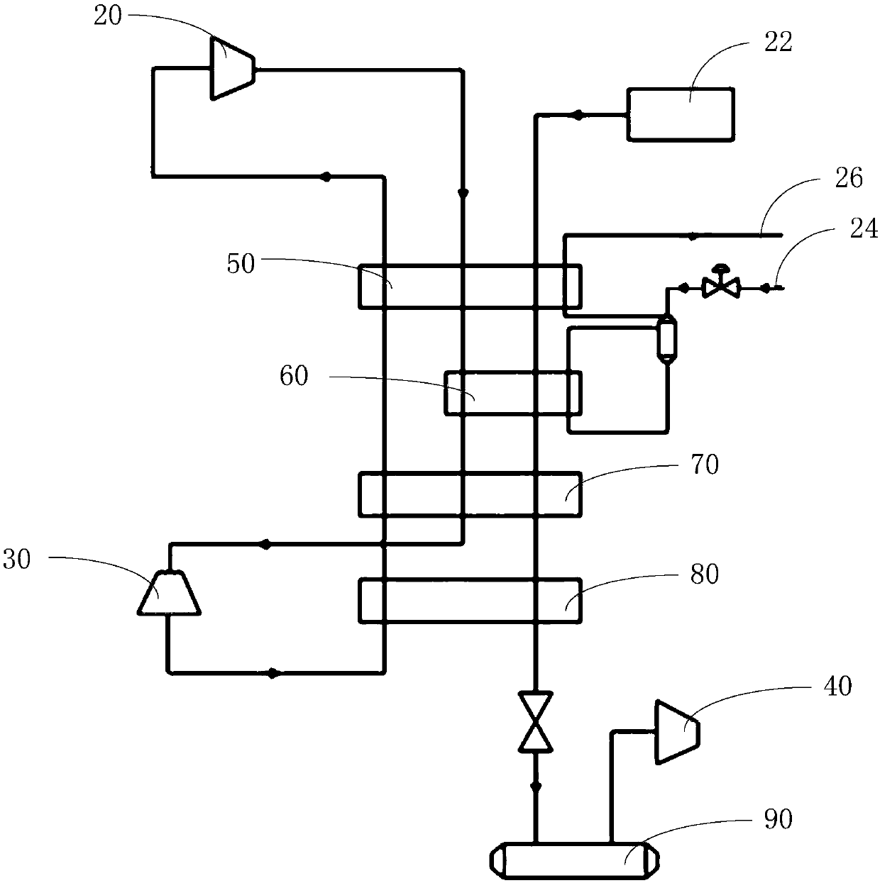 Gas liquefaction system