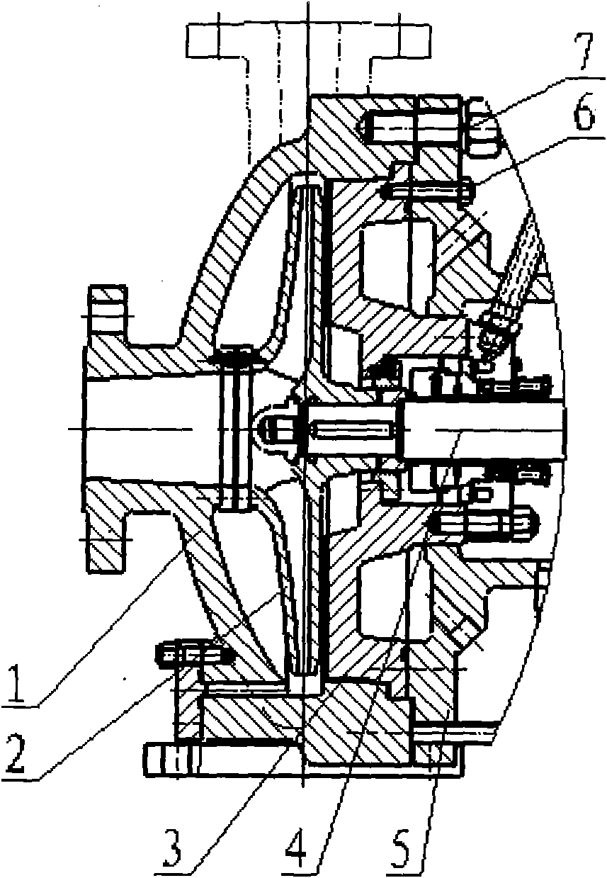 Flow passage component of high-temperature high-pressure coal chemical industry