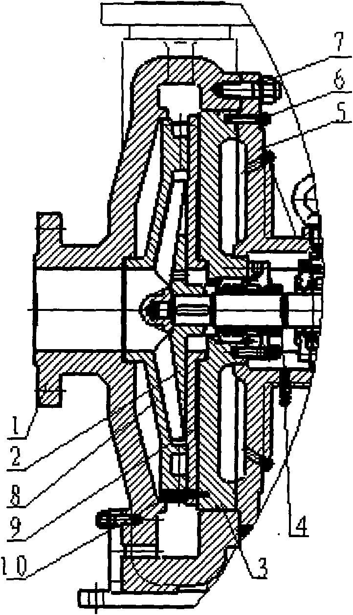 Flow passage component of high-temperature high-pressure coal chemical industry