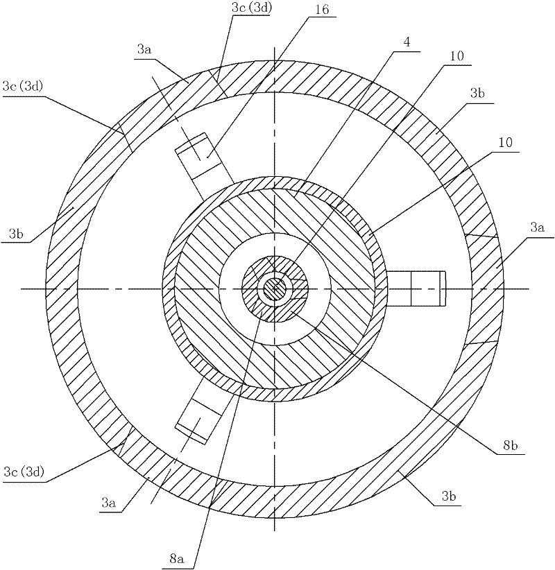 Brake wheel full metal casting mold