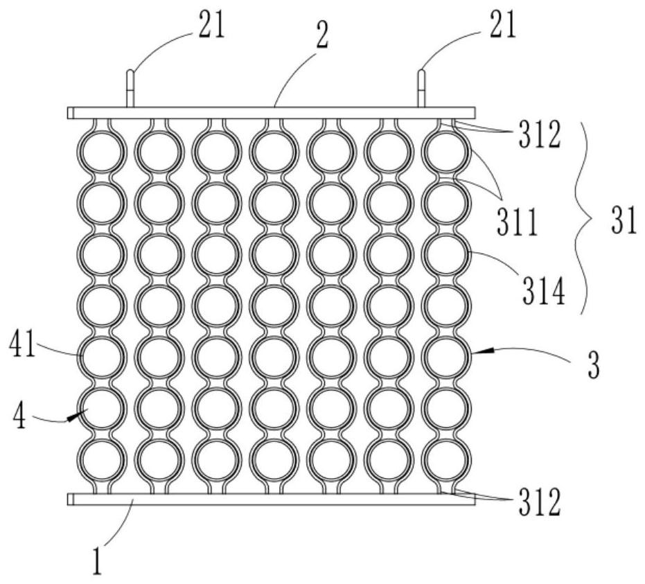 Crayfish breeding nest and combined crayfish breeding device with same