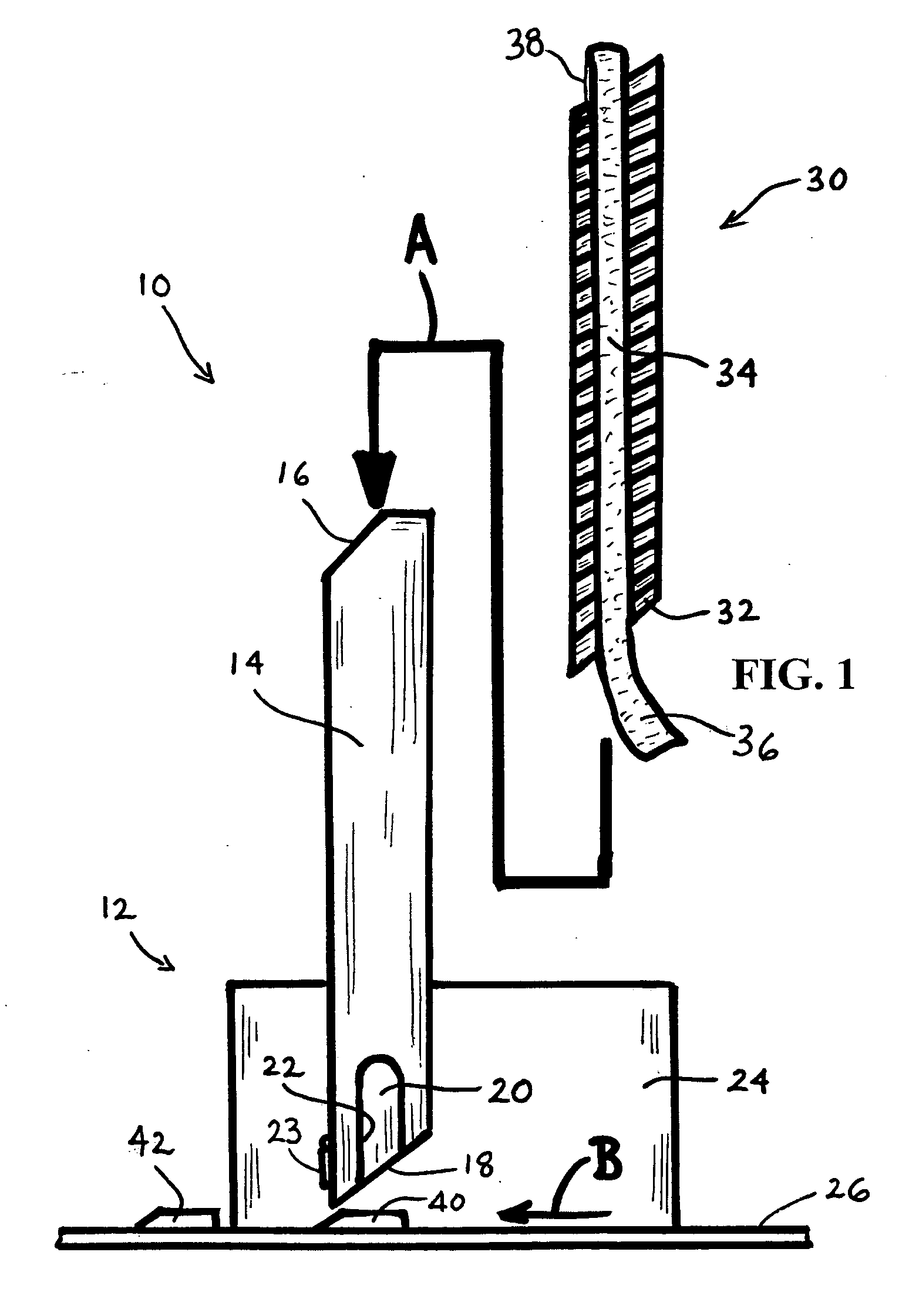 Unitary assembly of biological specimen support articles, and apparatus for dispensing individual biological specimen support articles therefrom