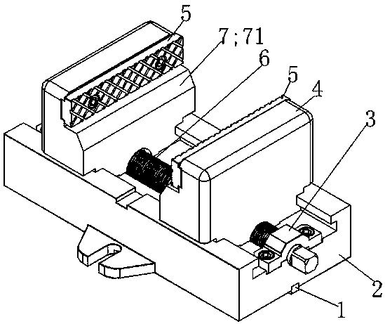 A multifunctional clamp for machining clamping