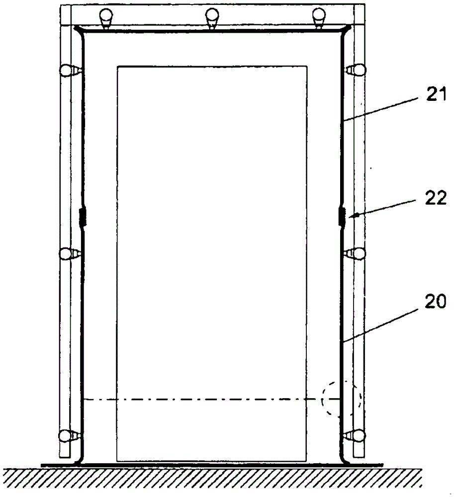 Protective and disposable envelope-like intervention tent