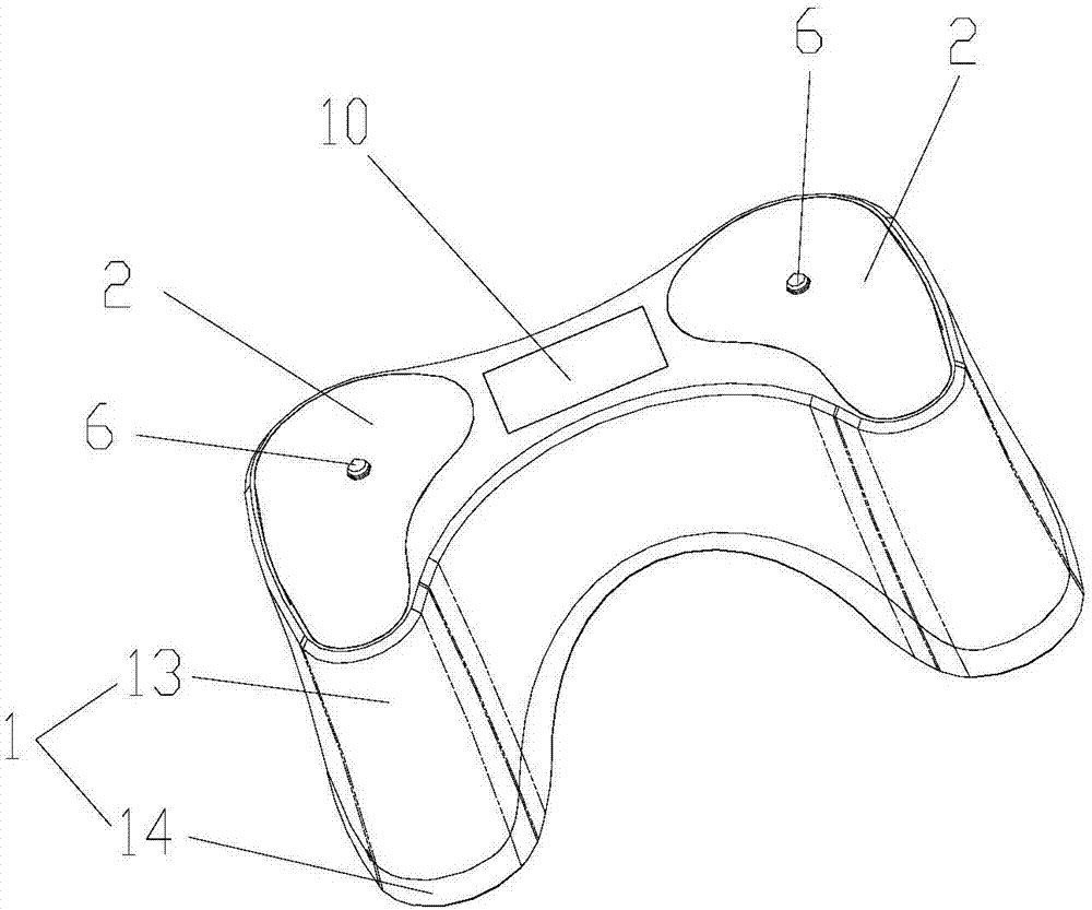 Assisting device for bowel movement and toilet system provided therewith