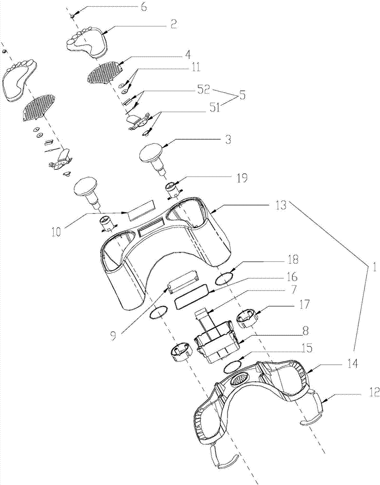 Assisting device for bowel movement and toilet system provided therewith