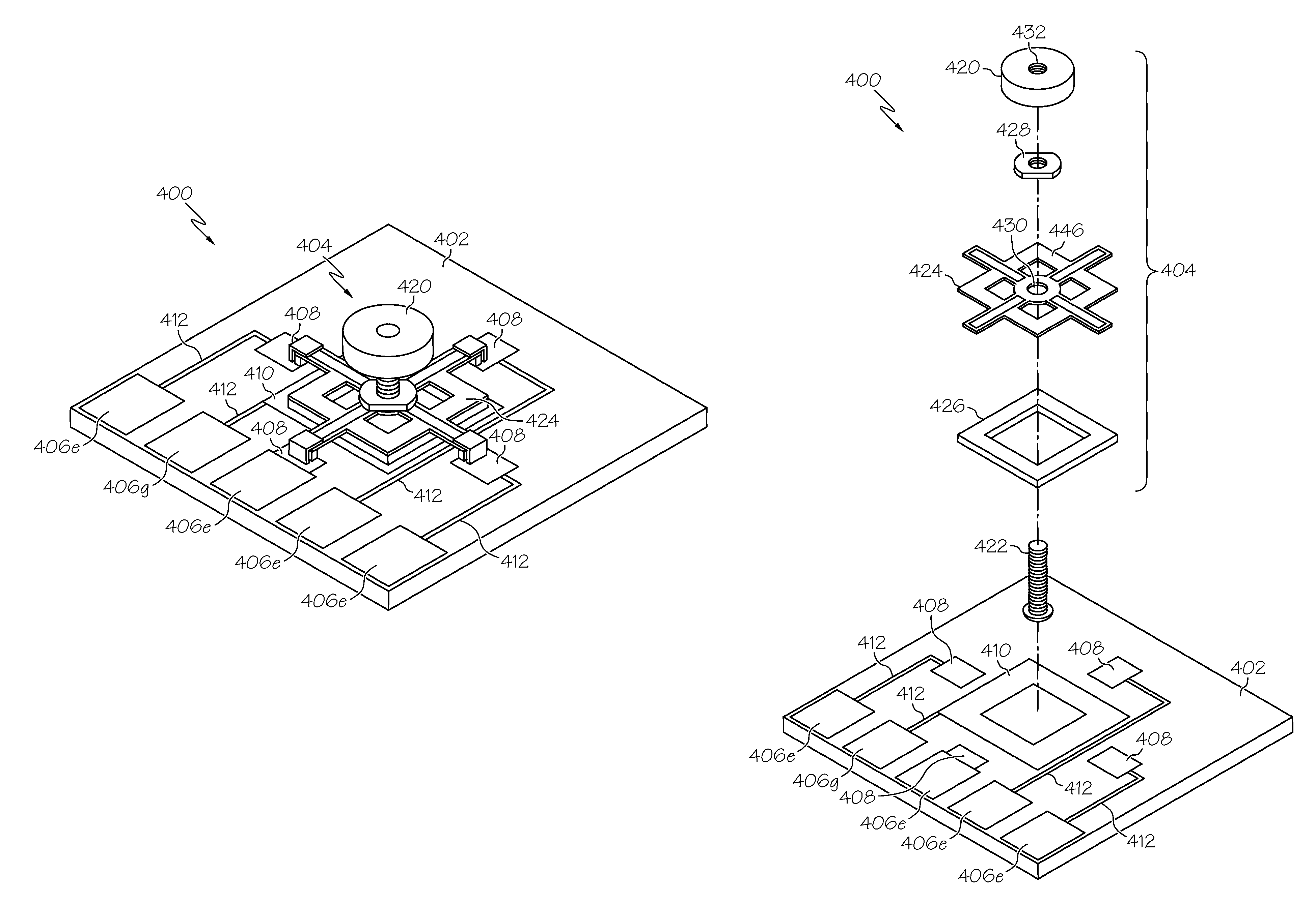 Omnidirectional accelerometer device and medical device incorporating same