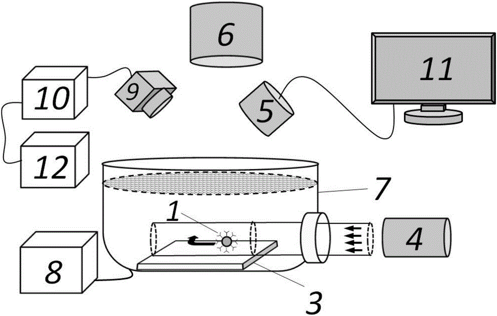 Tunable capturing and screening method of linear polarization planar optical waves for liquid crystal material particle above substrate