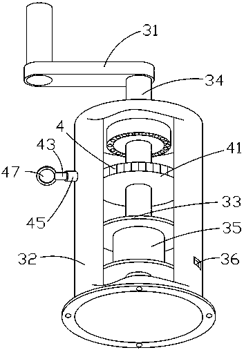 Leg ligament stretching device