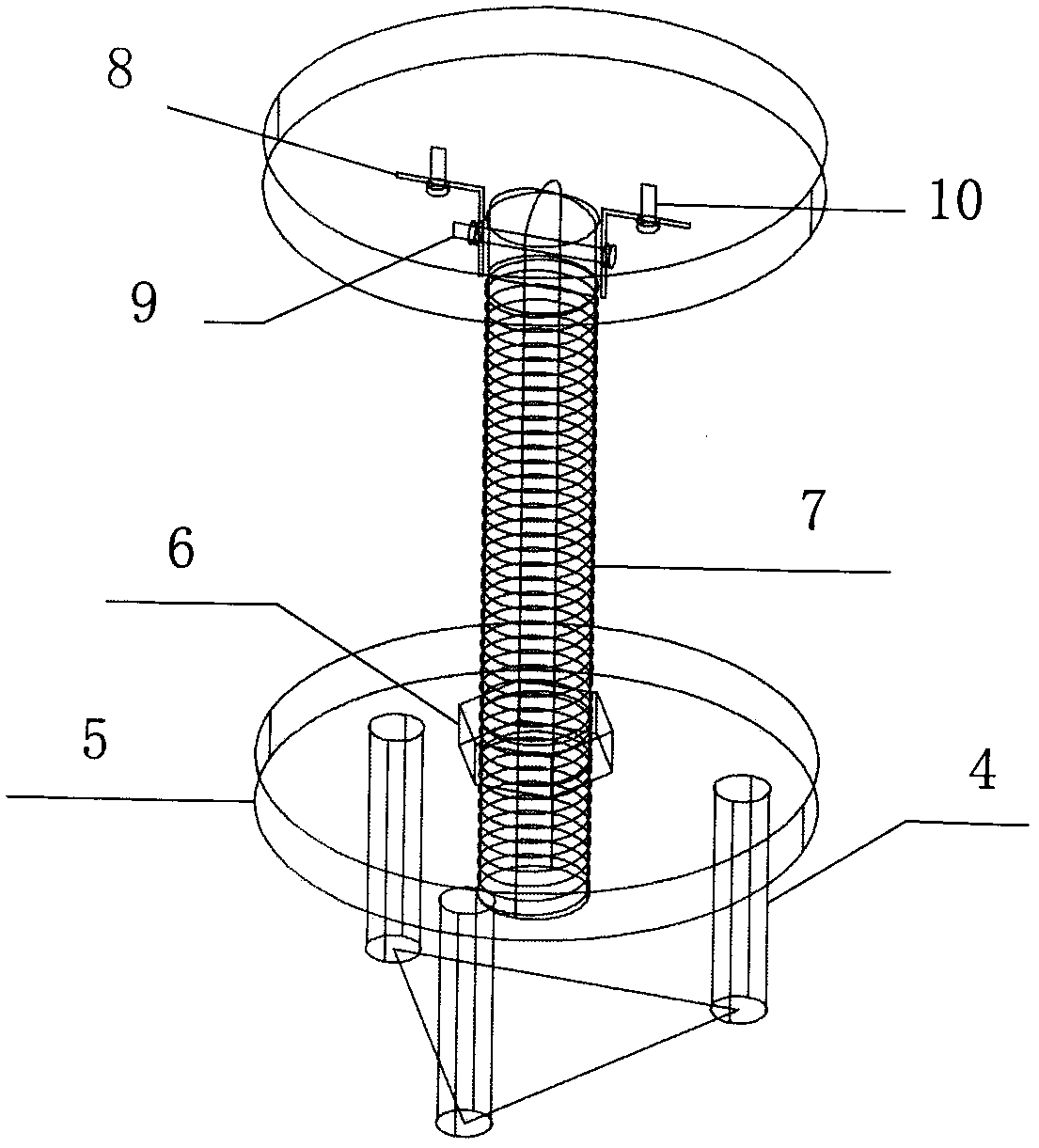 Adjustable transformation equipment pedestal adapted to non-uniform settlement