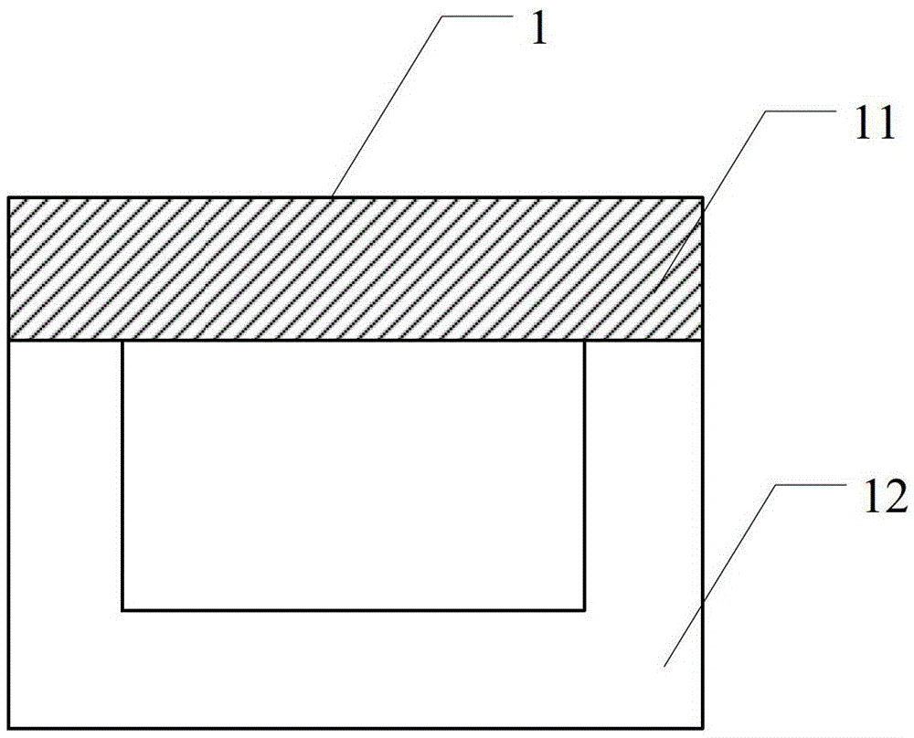 A composite magnetic core structure and magnetic element