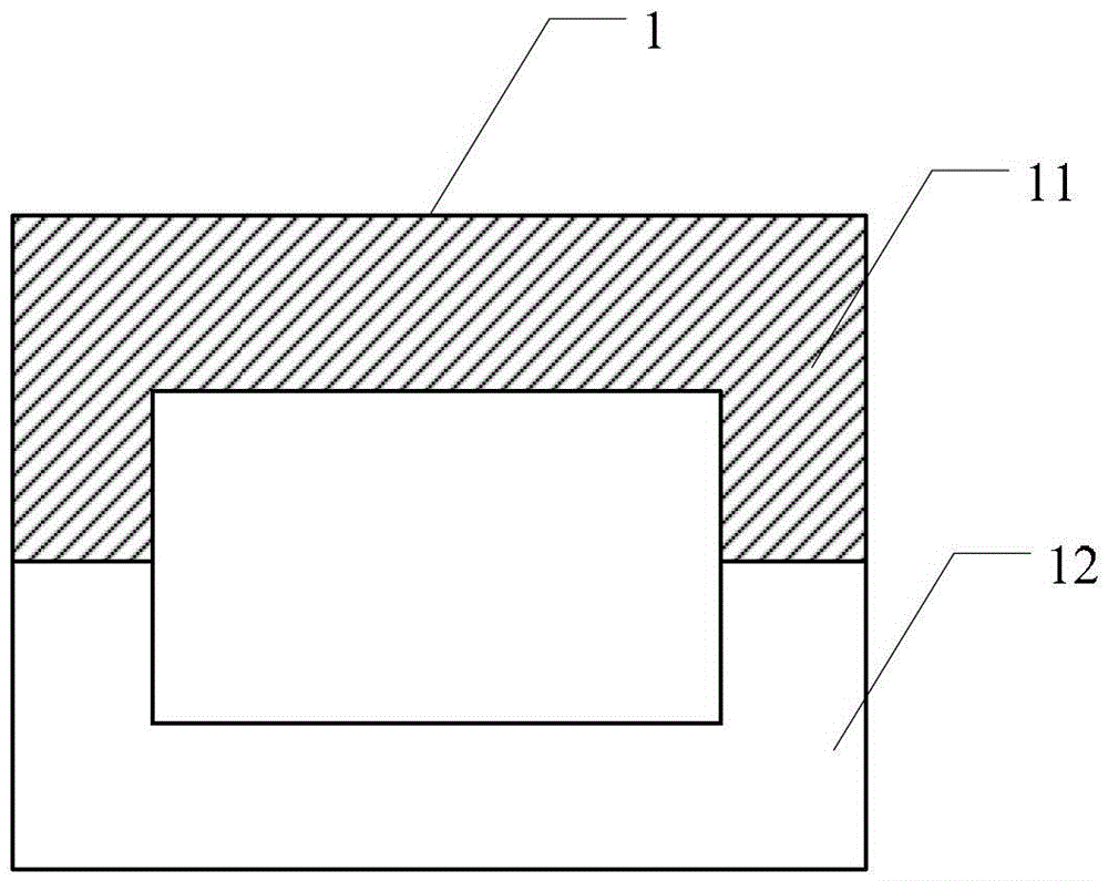 A composite magnetic core structure and magnetic element