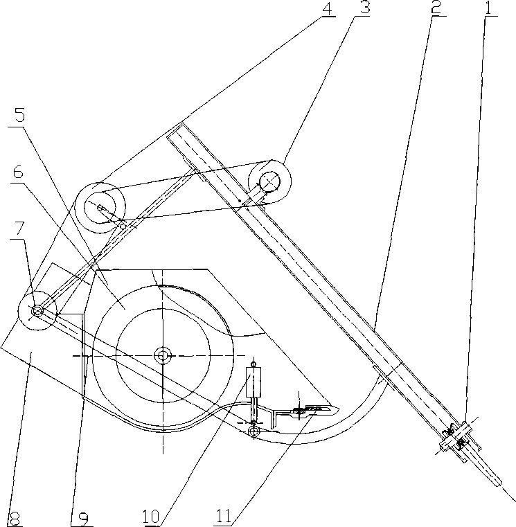 Whole-feeding combine harvester equipped with lifting device