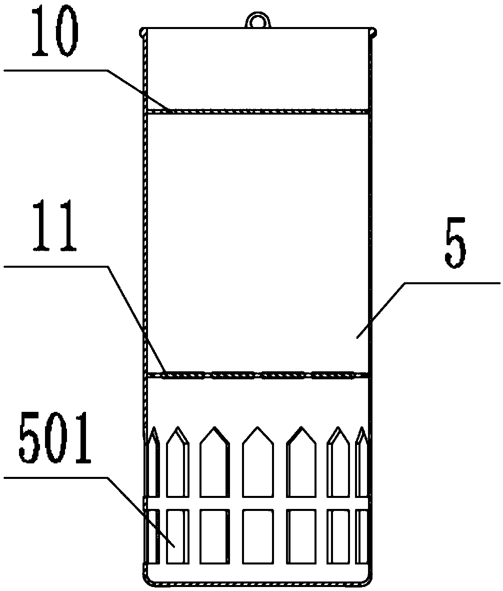 Sampling device for detecting water resources