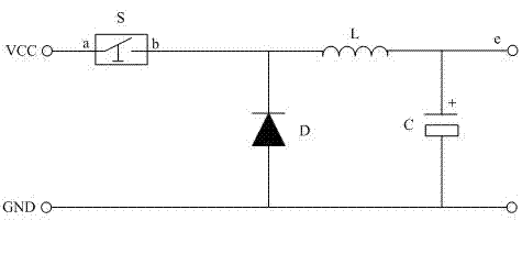 Low-consumption optical module, and realization method and realization circuit thereof