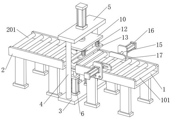 Aluminum plate bending device for machining high-stability aluminum profile