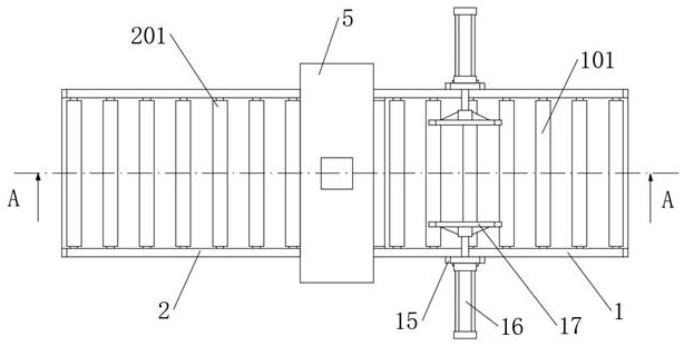 Aluminum plate bending device for machining high-stability aluminum profile