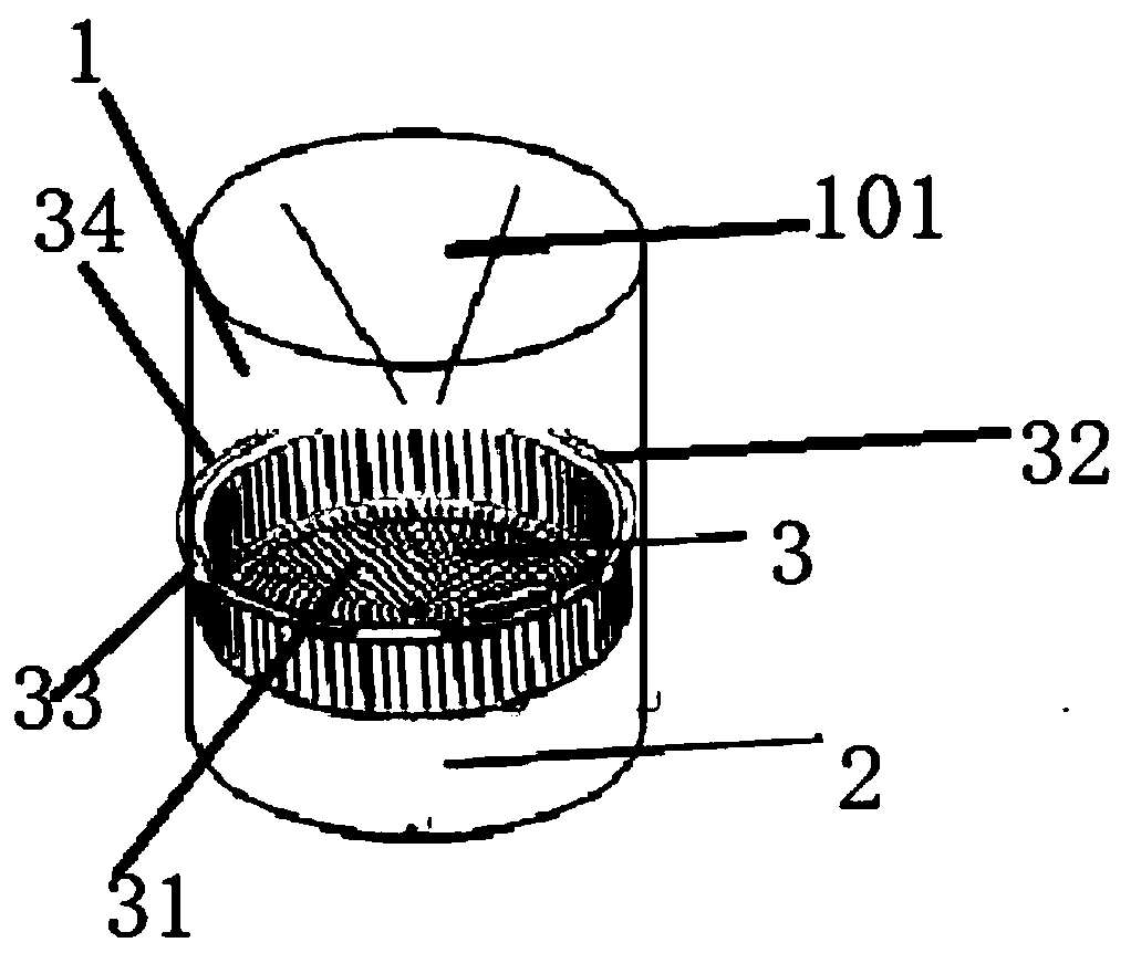 Semi-closed ashtray