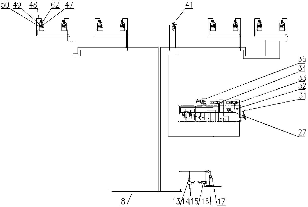 A Diesel Engine Monorail Crane Hydraulic System