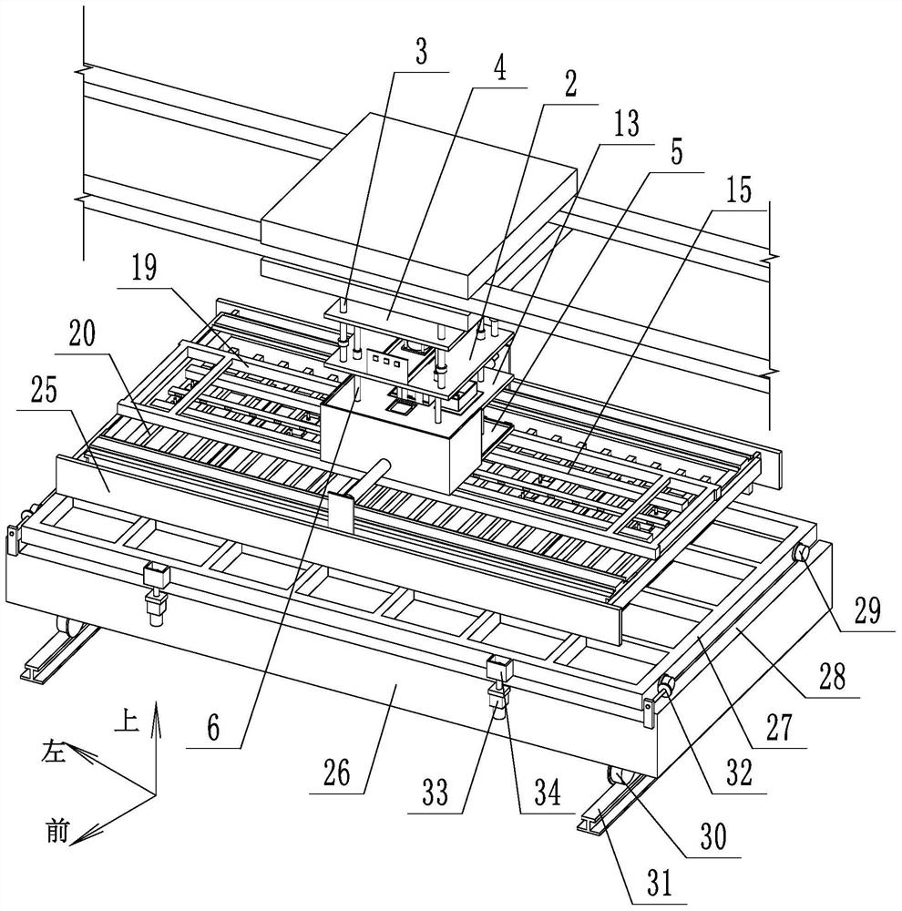 Automatic feeding and discharging machine for sheet materials