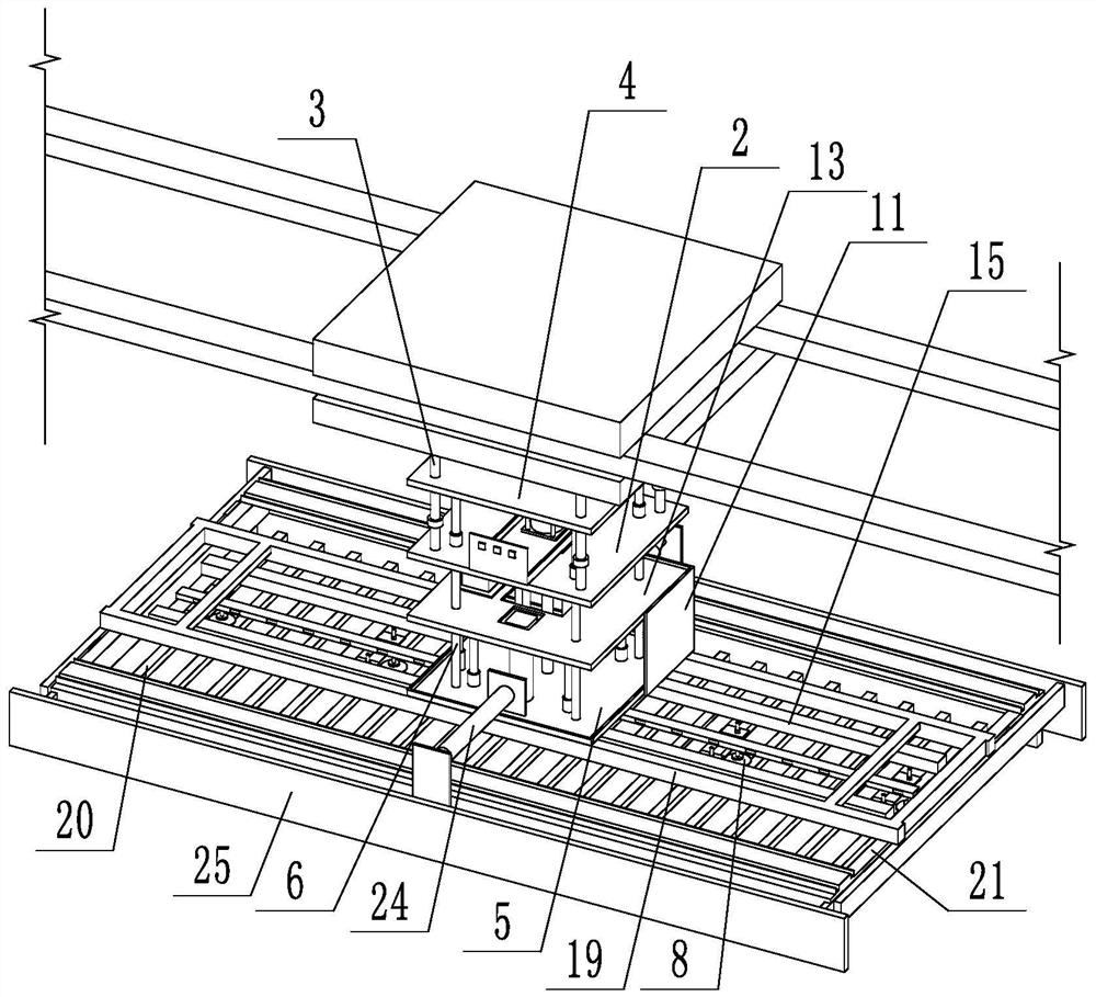 Automatic feeding and discharging machine for sheet materials