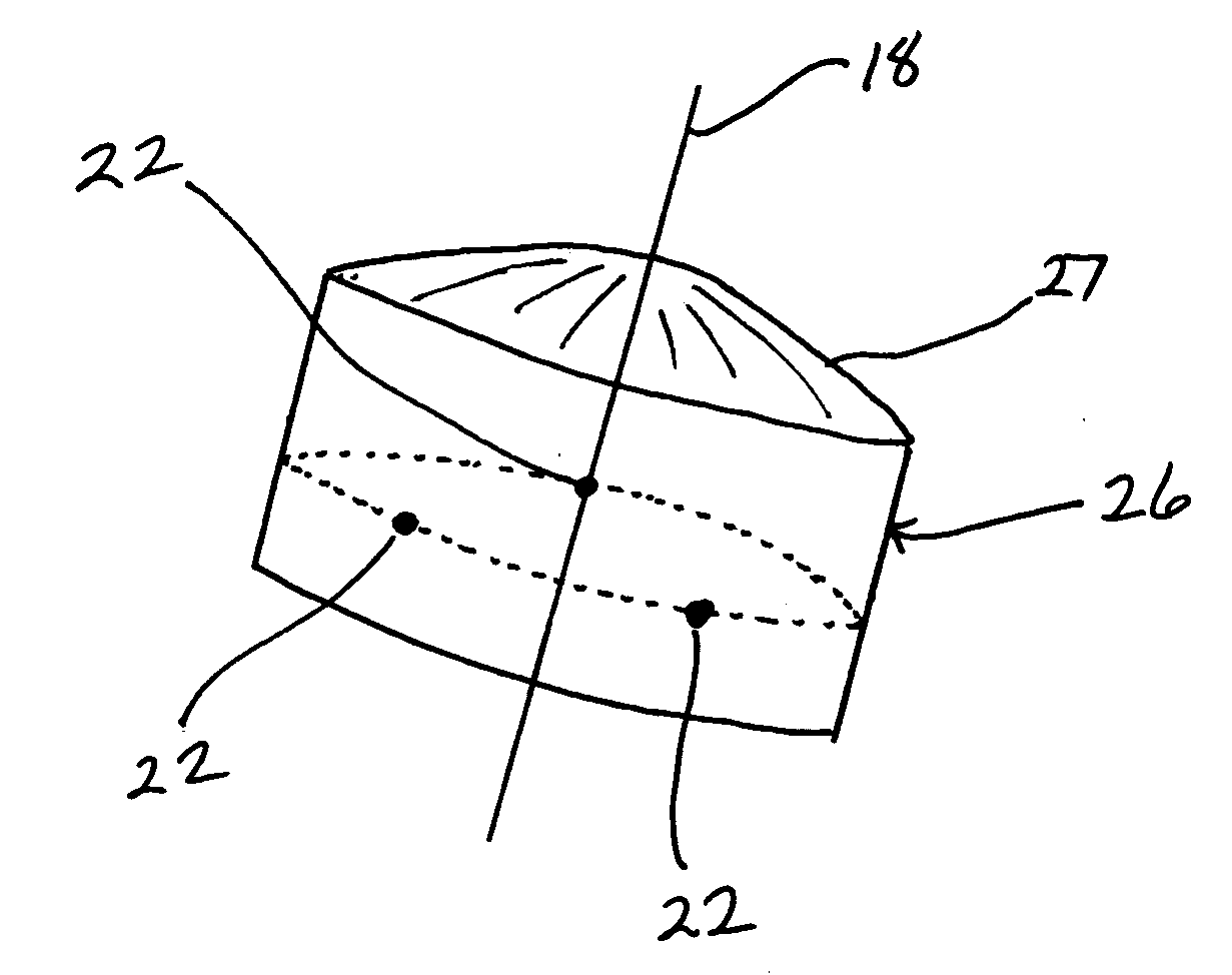 Ocean bottom seismometer package with distributed geophones