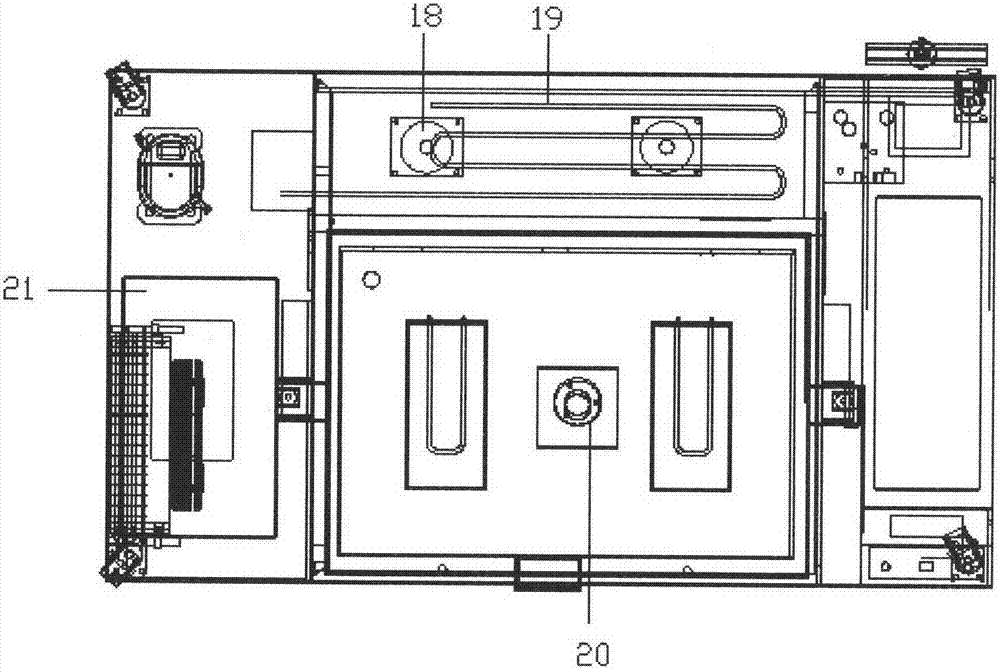 Composite salt spray test chamber