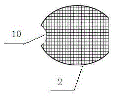 Diagonal flow plate type direct air-cooling condensation water energy dissipation device