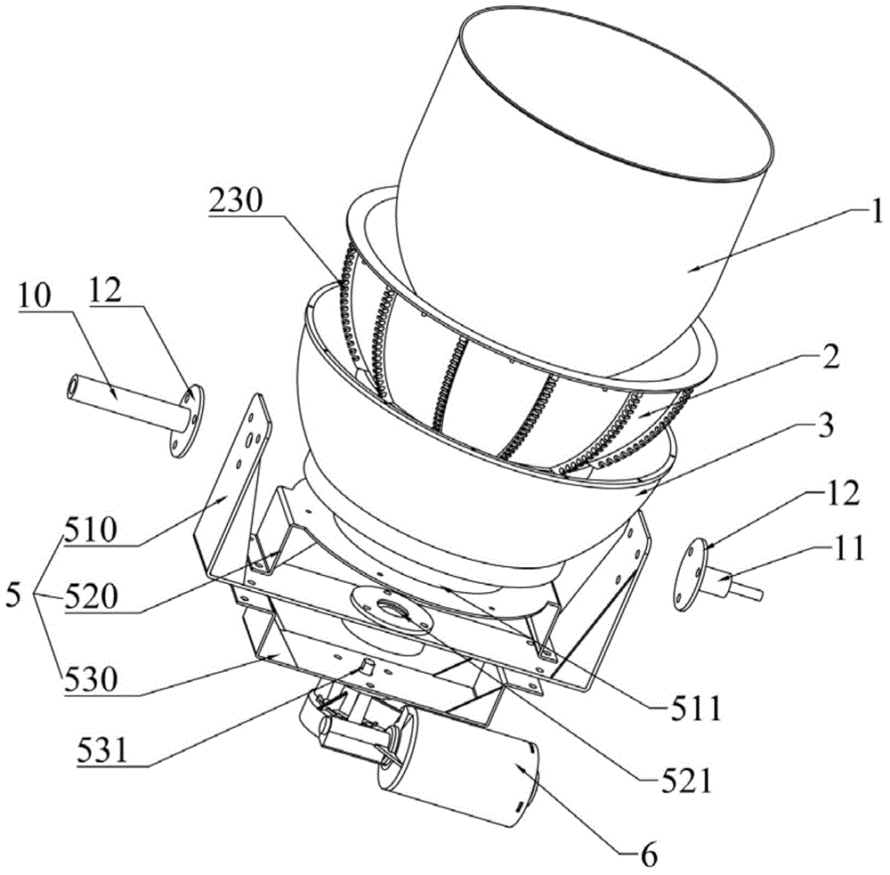 Wok combined device of full-automatic cooker