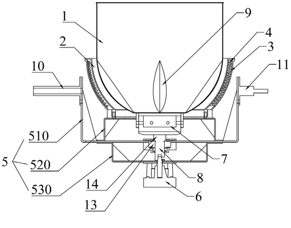 Wok combined device of full-automatic cooker