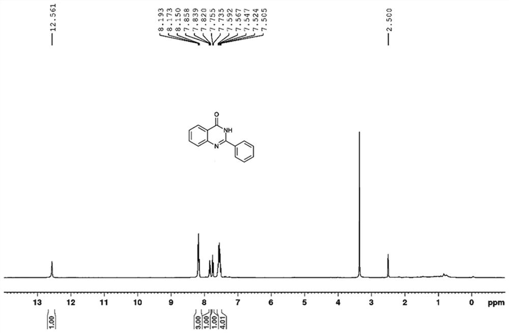 Method for photocatalytic synthesis of quinazolinone