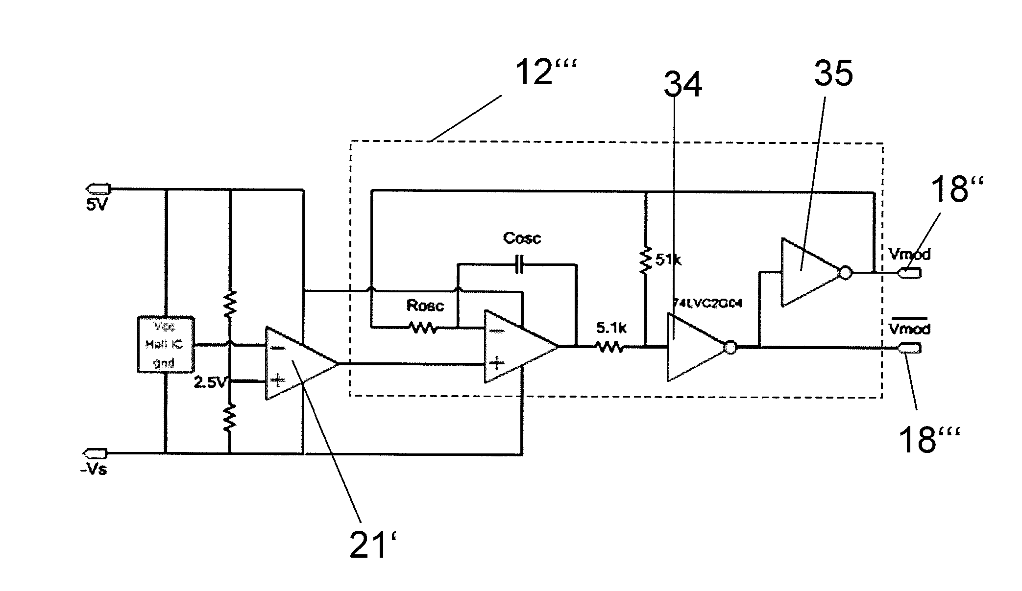 Current sensor operating in accordance with the principle of compensation