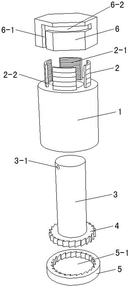 A piano string-locking nail that is convenient for string changing and tuning