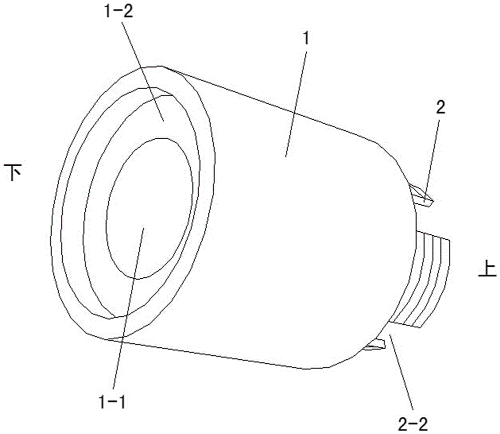 A piano string-locking nail that is convenient for string changing and tuning