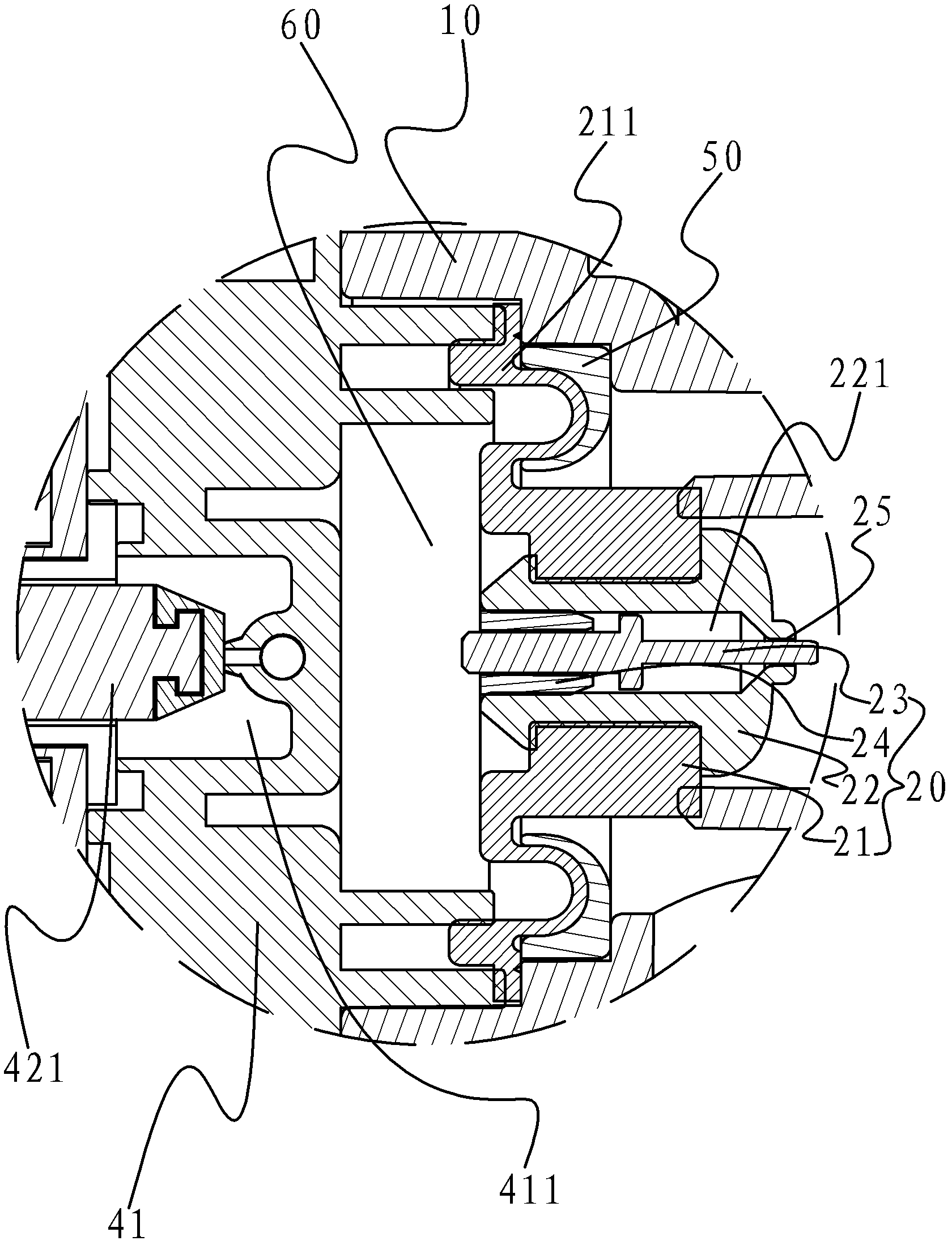 Automatic flushing device of intelligent toilet