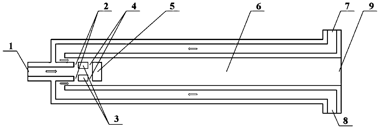 A Small Diffusion Burner with Separate Preheating