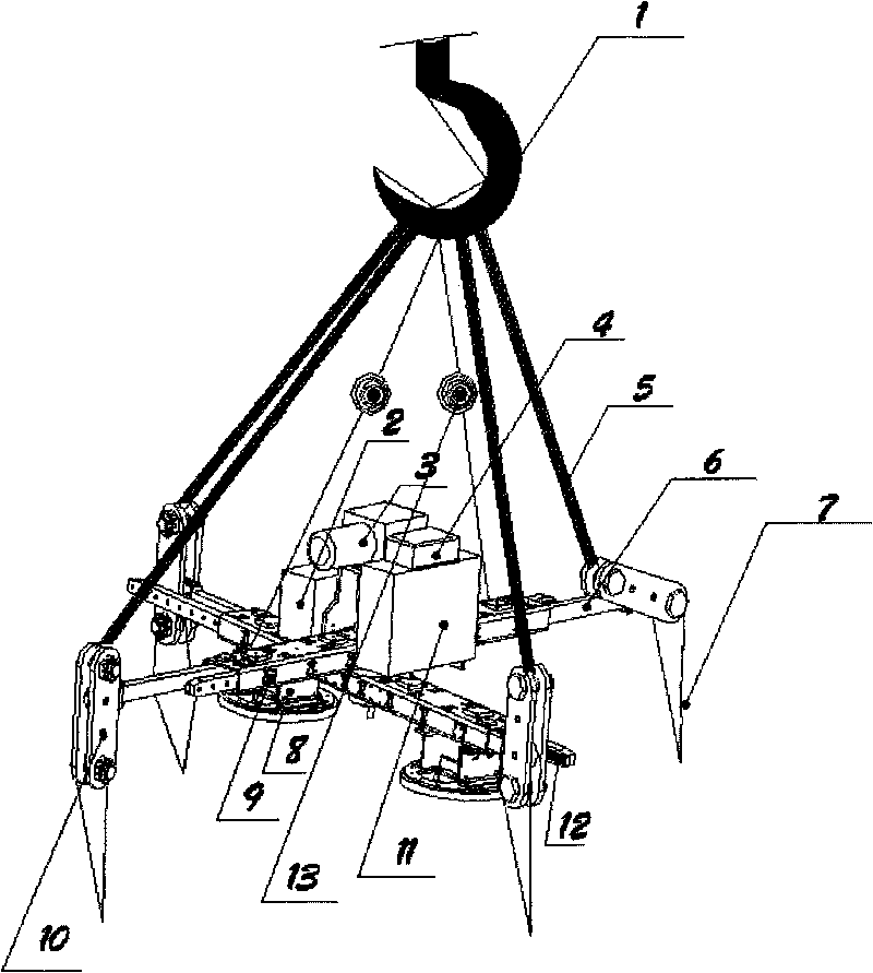 Hoisting system of overhead crane