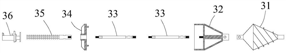 A kind of top pull construction method