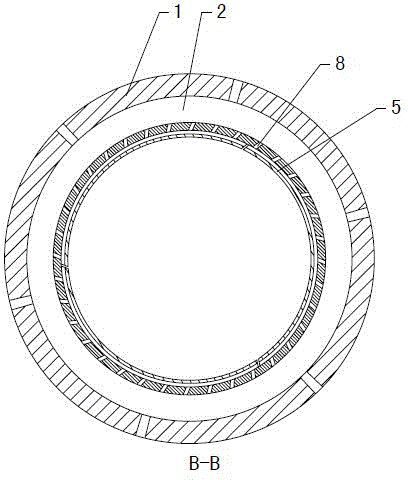 Processing method of gasification furnace quenching ring