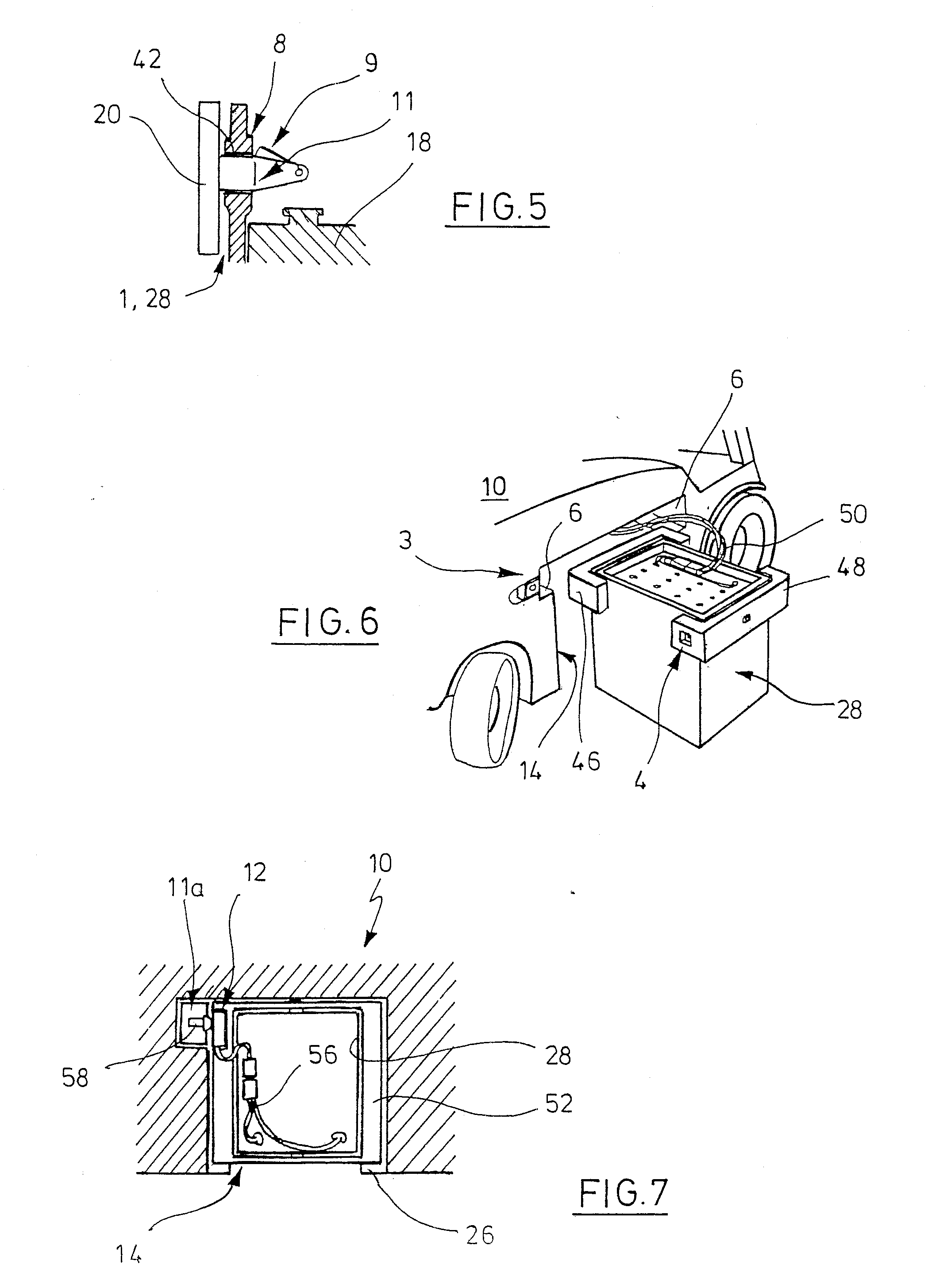 Battery exchange system for a battery-driven industrial truck