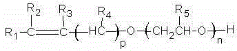 Polyether polycarboxylic acid water reducing agent and preparation method therefor