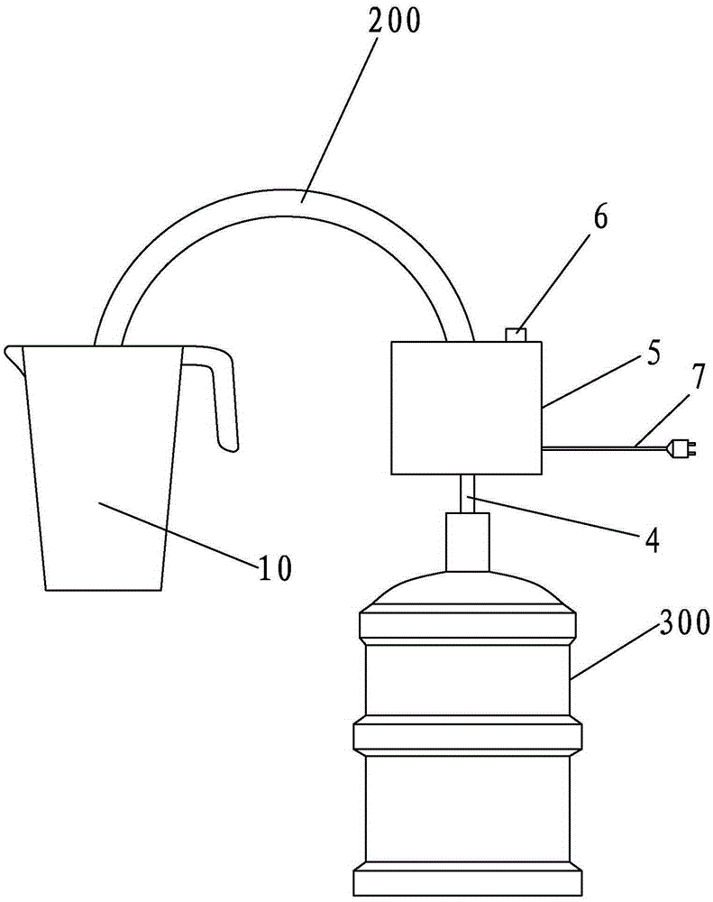 An acid water treatment device