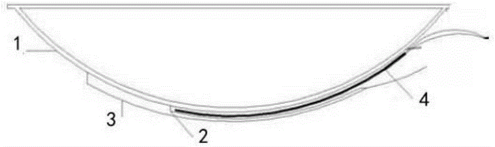 Pot with hidden temperature measurement structure