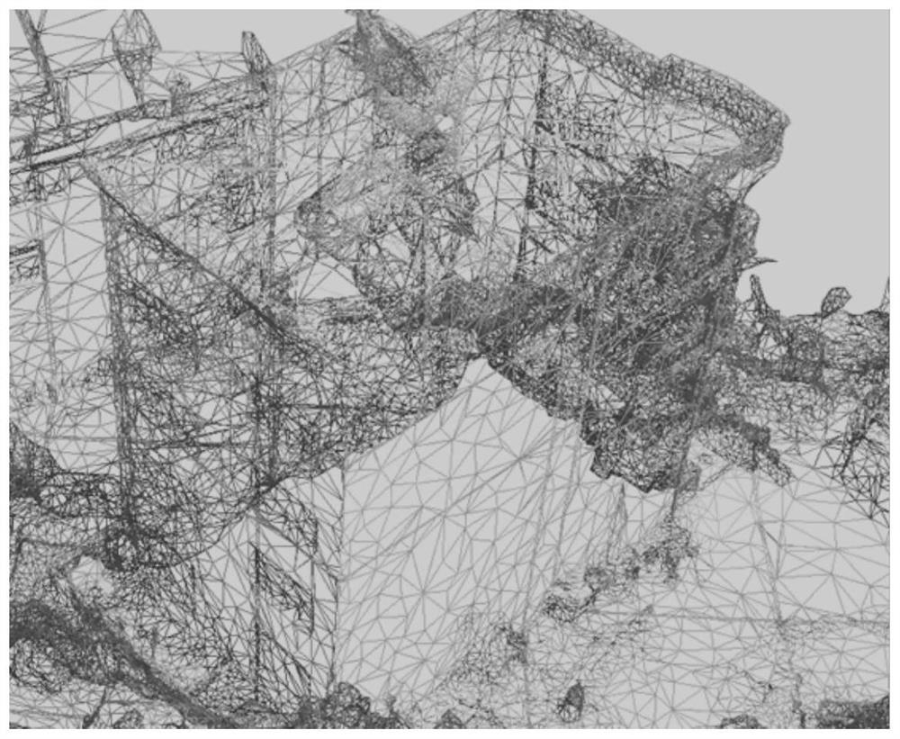 A method and device for automatically acquiring house outlines in a three-dimensional oblique photography scene