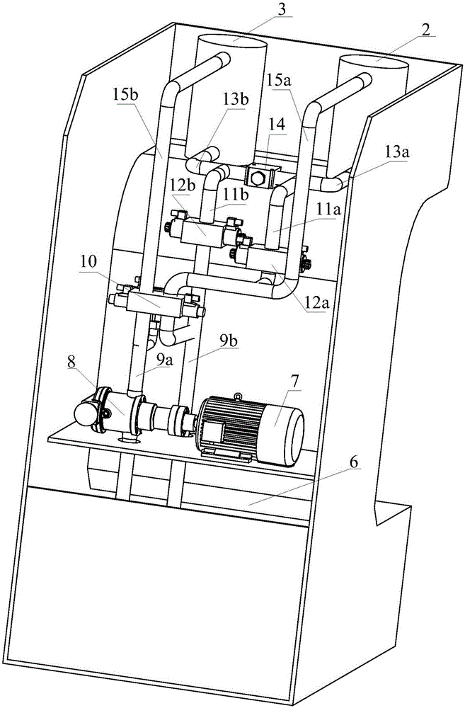 Double-execution-unit hydraulic machine