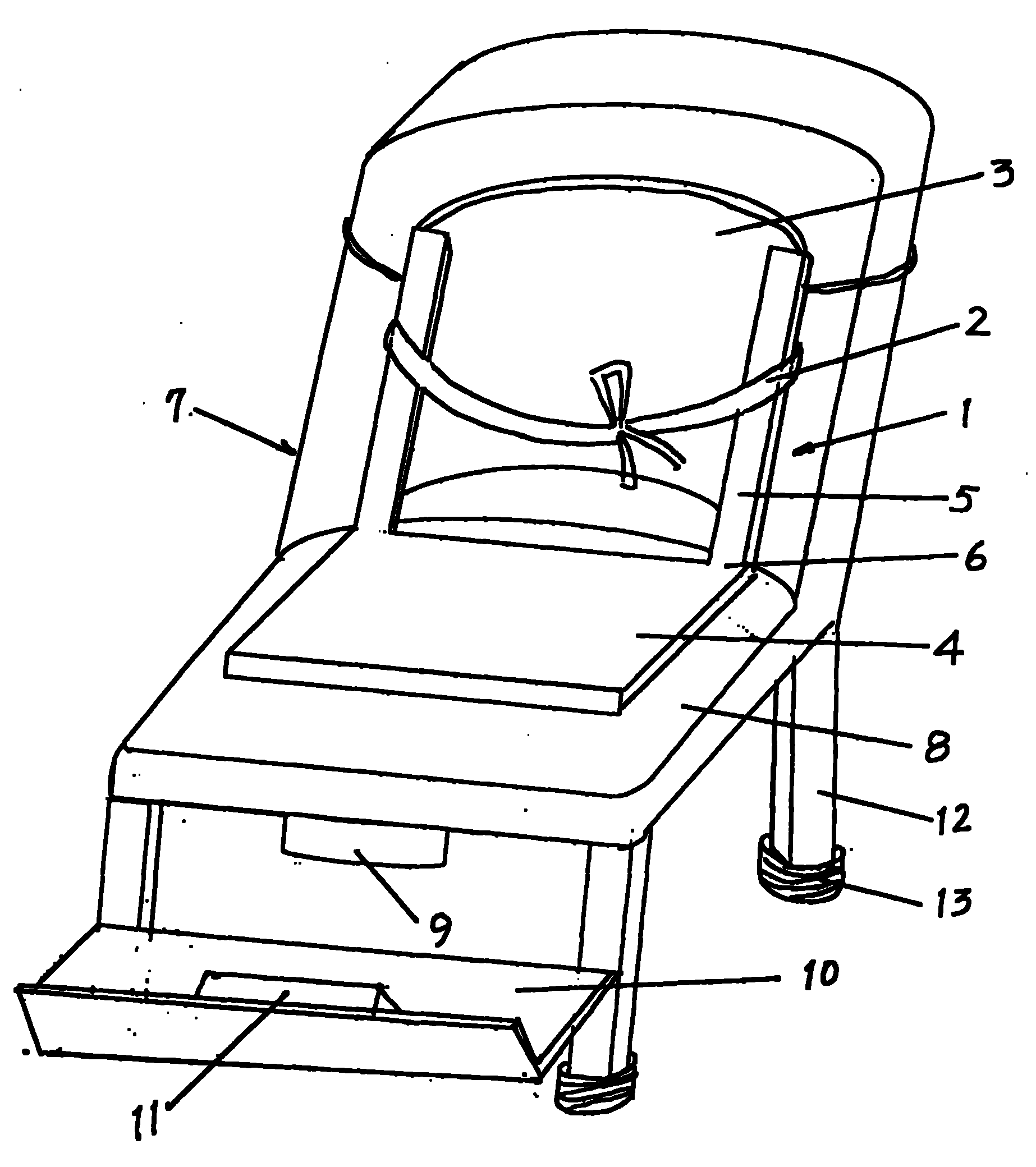 Rehabilitation device for intervertebral disc protrusion by biological method