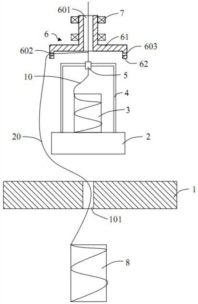 A fancy yarn device